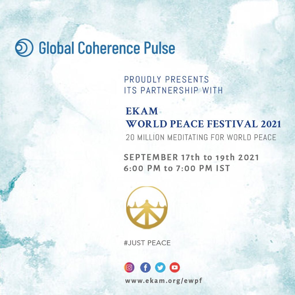 EKAM World Peace Festival 2021 - Sept 17-19th - Global Coherence Pulse